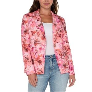 Liverpool Pink Floral Women's Blazer